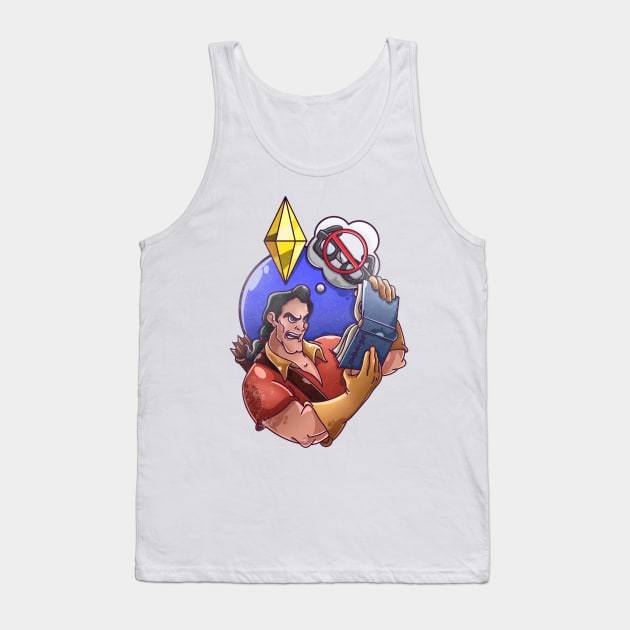 Gaston x Sims Vintage Look Tank Top by The Gumball Machine